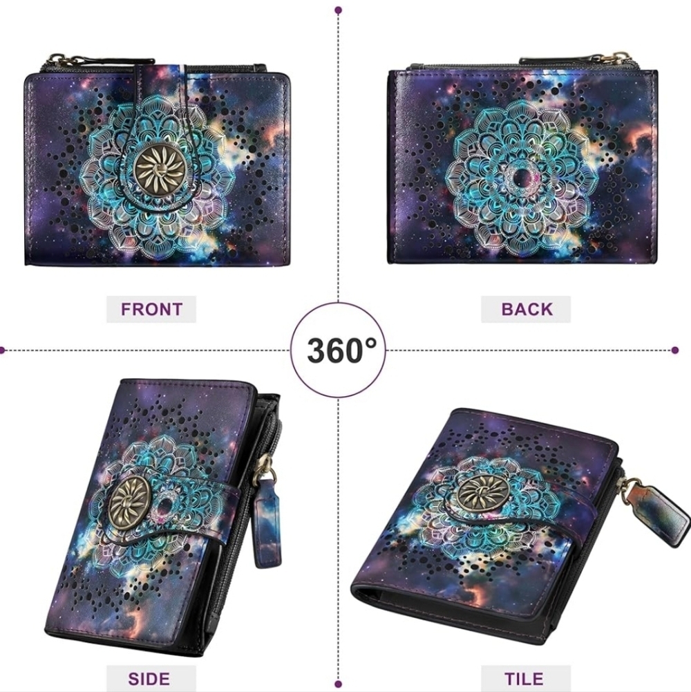 Colorful Mandala Wallet